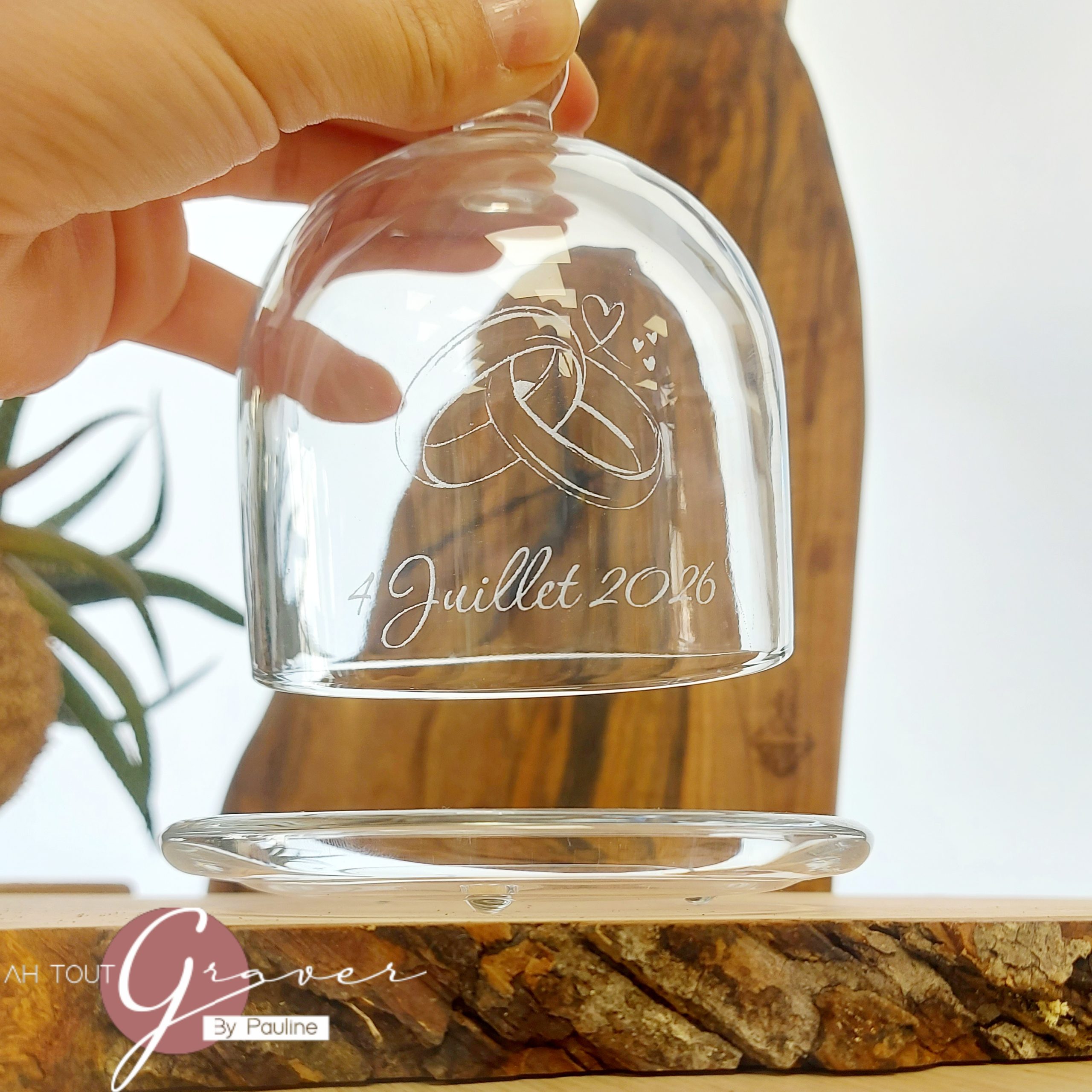 Mini Cloche en verre - a graver – Image 3